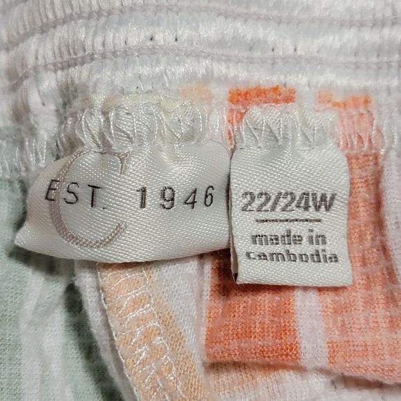 C Est. 1946 Striped Pants - Size 22/24W - Picture 5 of 6